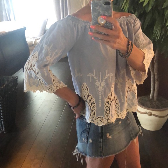 Charlotte Russe boho shirt size medium - Picture 3 of 6